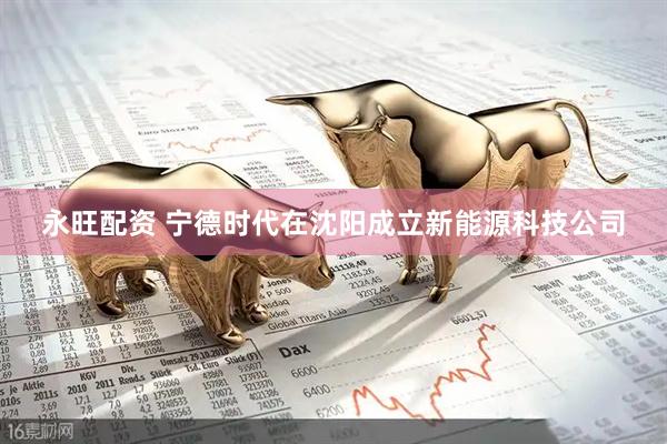 永旺配资 宁德时代在沈阳成立新能源科技公司