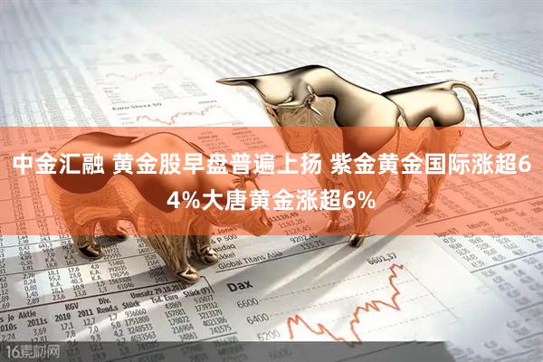 中金汇融 黄金股早盘普遍上扬 紫金黄金国际涨超64%大唐黄金涨超6%