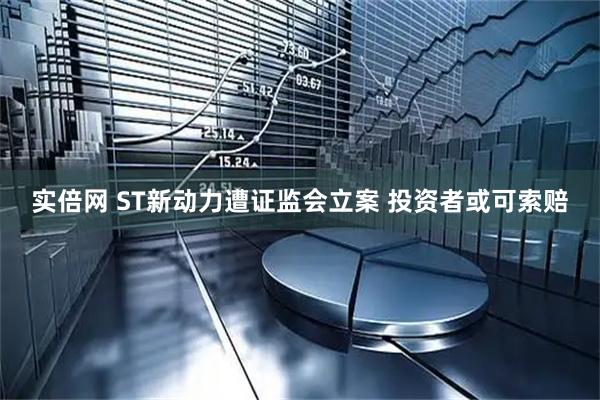 实倍网 ST新动力遭证监会立案 投资者或可索赔