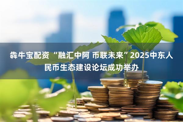 犇牛宝配资 “融汇中阿 币联未来”2025中东人民币生态建设论坛成功举办